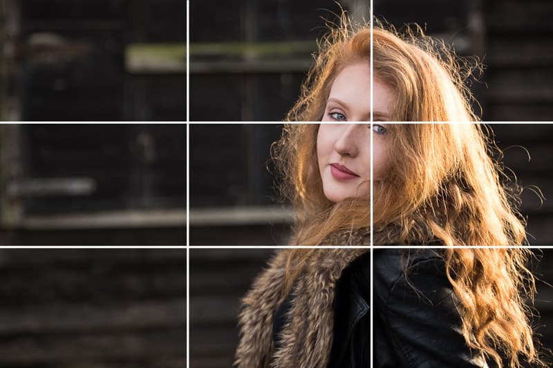 rule of thirds portrait photography