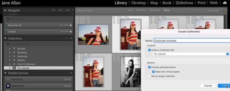 How to duplicate a photo in Lightroom Classic (virtual copy tips)