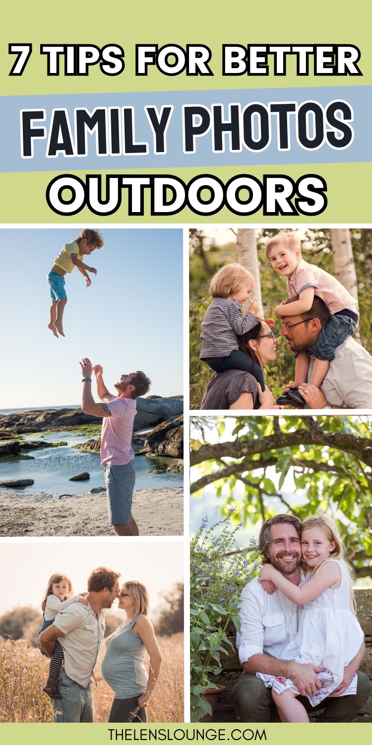 7 family portrait photography tips for outdoor photoshoots