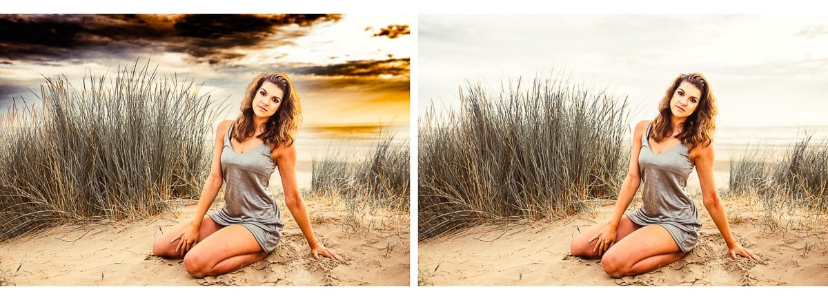 Lightroom clarity vs dehaze slider to edit sky