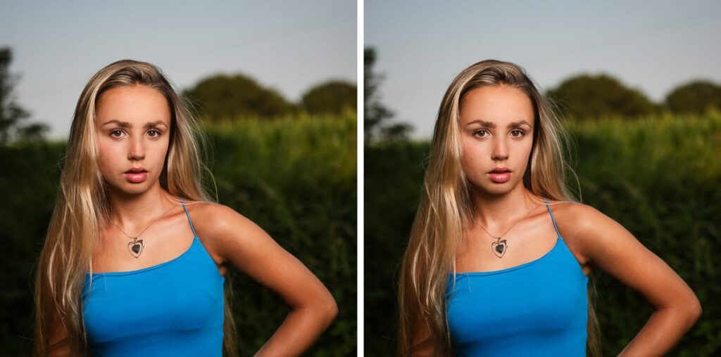 Before and after edited photos examples (8 basic Lightroom edits)